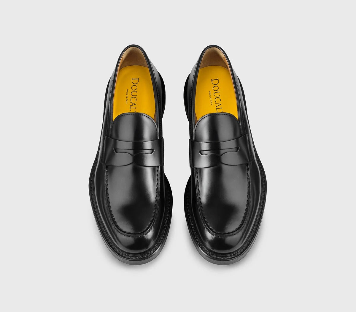 Doucal's Penny DU2528SIEWUF007 mocassino nero pelle