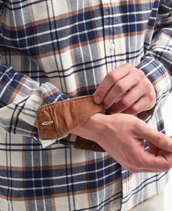 Barbour Portdown MSH5035 Camicia Uomo Ecru Check