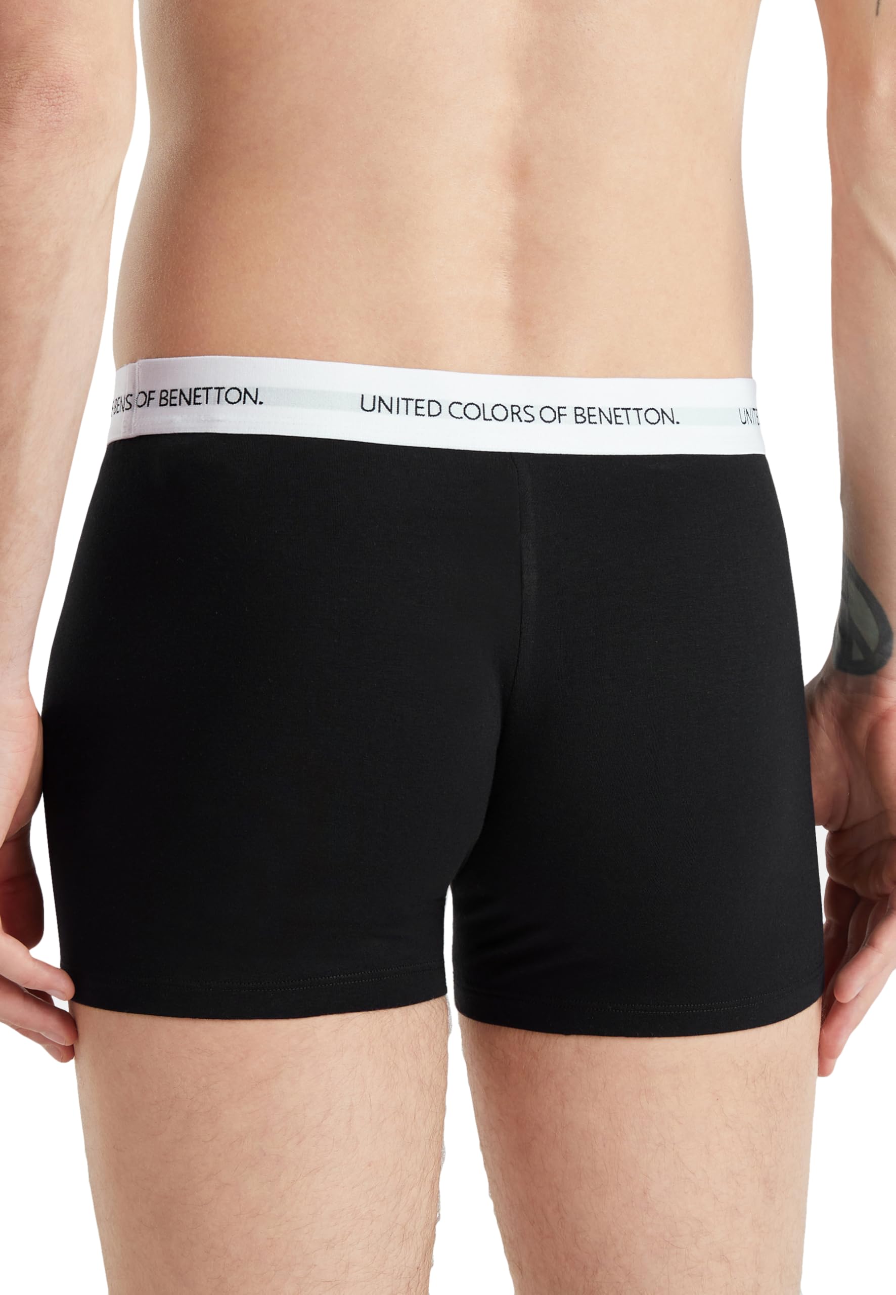 United Colors of Benetton Boxer Cotone Bio Elastico 9 cm