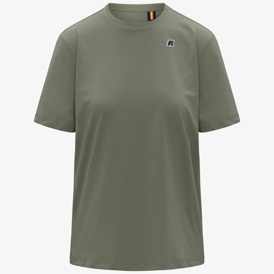 K-Way Sergine Travel K5137QW T-Shirt Green Lichen Poliestere