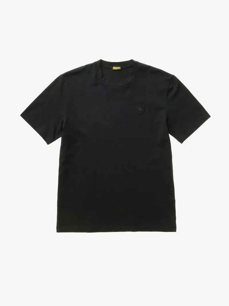 Blauer Athens 26SBLUH02306 T-shirt Cotone Nera