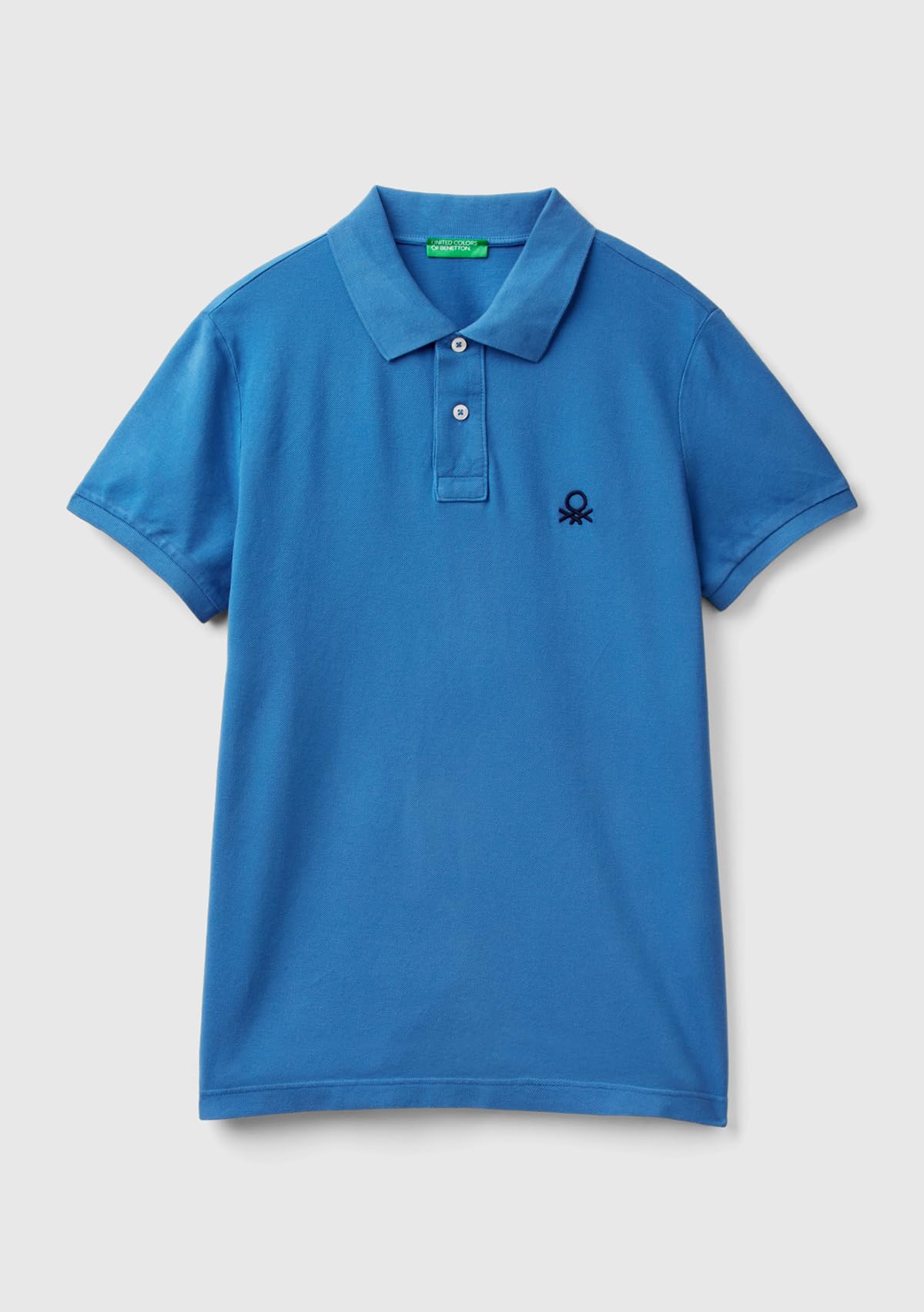 Benetton 3089j3178 polo uomo manica corta tinta unita