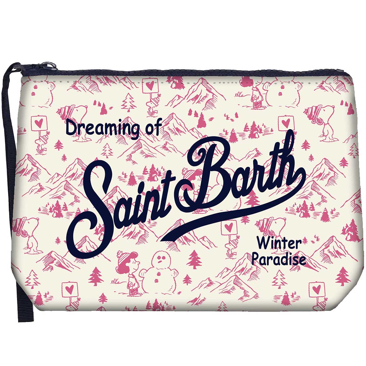 MC2 Saint Barth Aline W Pochette Peanuts Panna Rosa