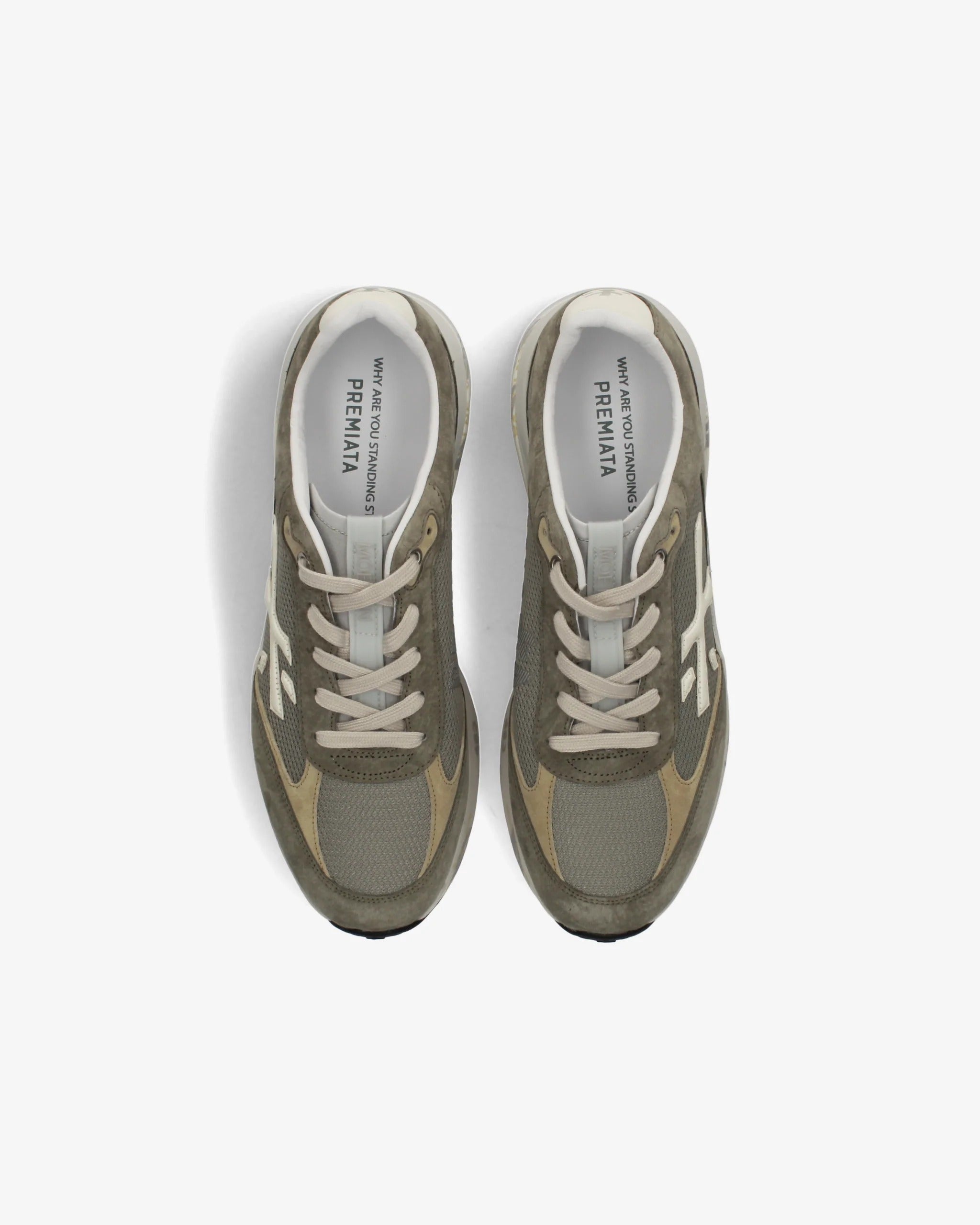Premiata Moerun 8300 Sneakers Uomo Verde Militare Nylon