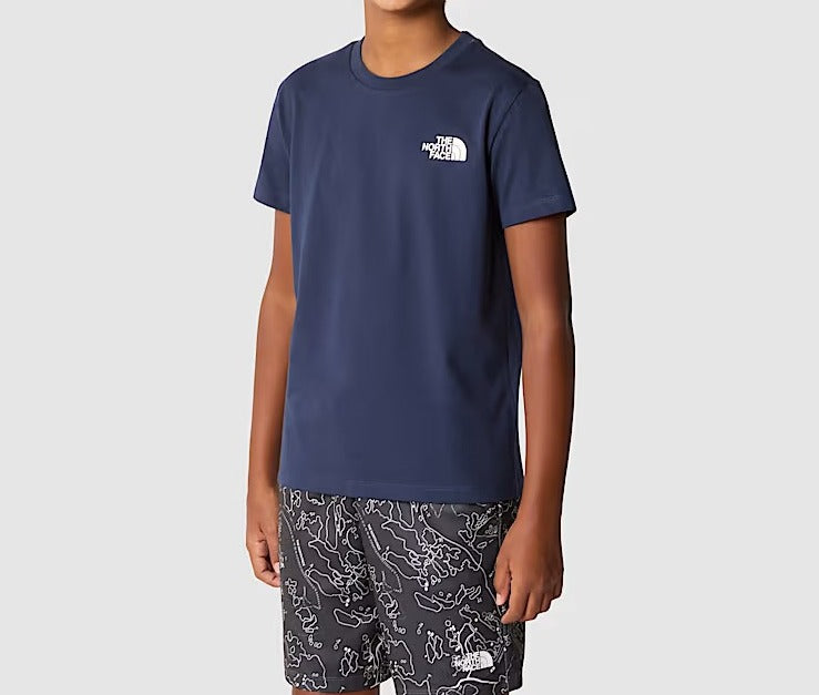 The North Face Simple Dome NF0A87T4 t-shirt bimbo Summit Navy