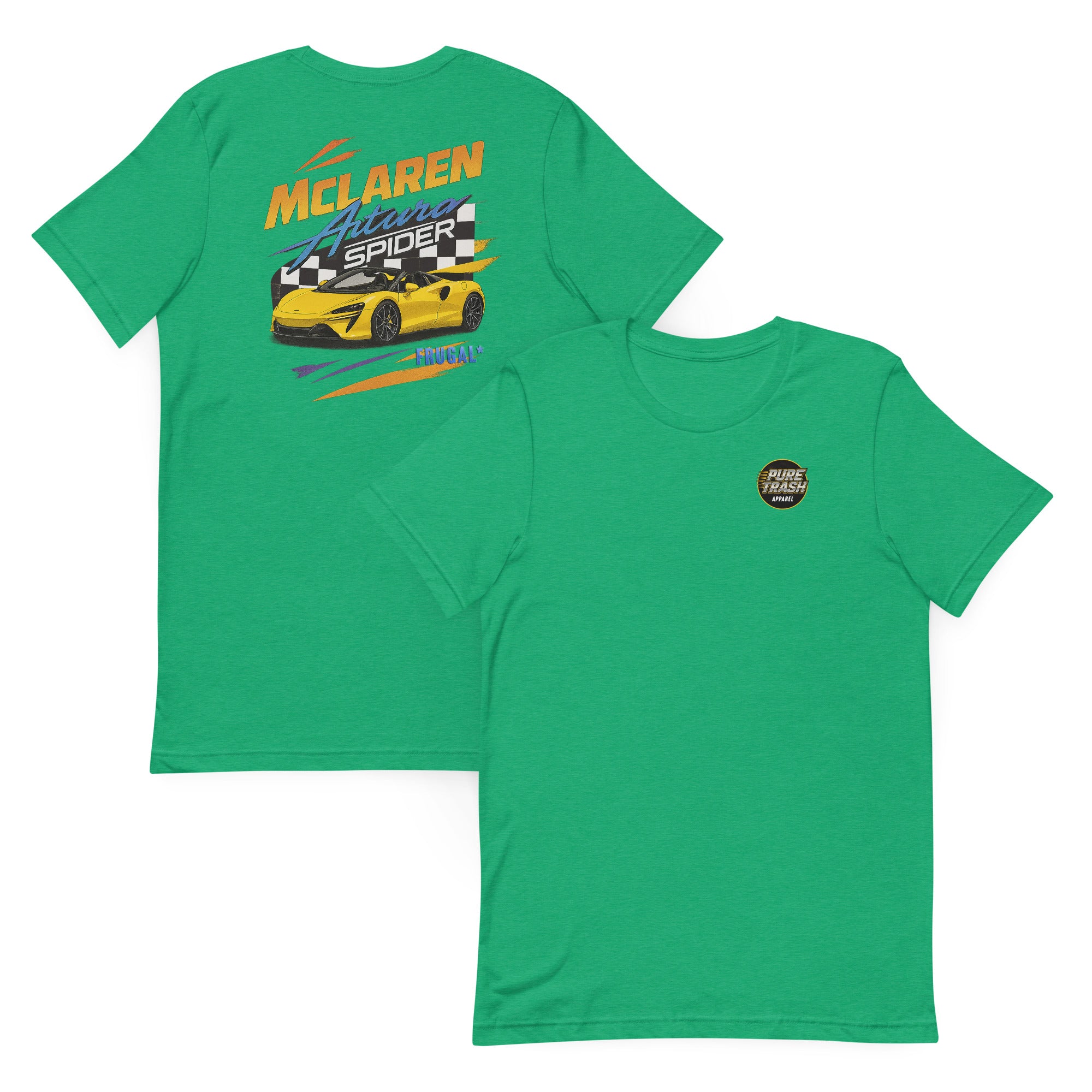 Pure Trash McLaren Tee maglietta uomo nera cotone