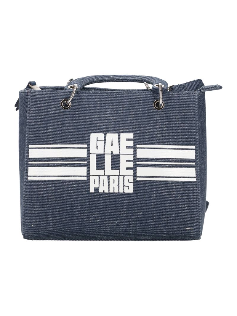 Gaelle Paris GAACW03112 Mini Tote Denim Blu Cotone