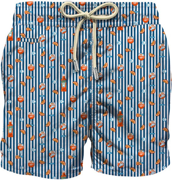 MC2 Saint Barth Lighting Costume Uomo Navy Spritz Stripes