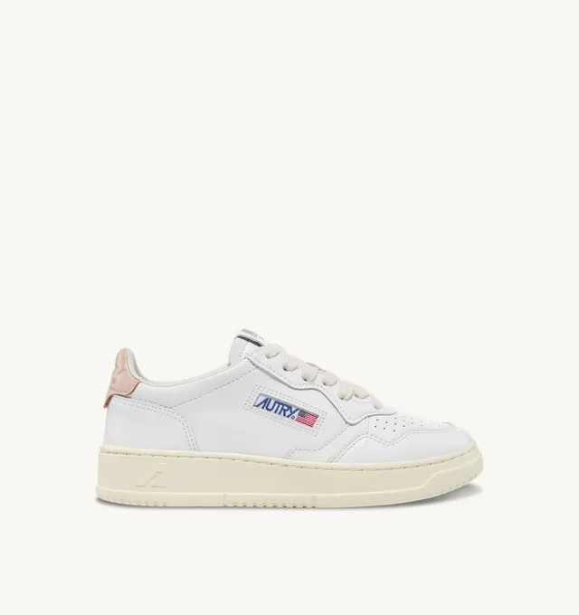 Autry Medalist Low AULW-LL16 Sneaker White Pink Donna