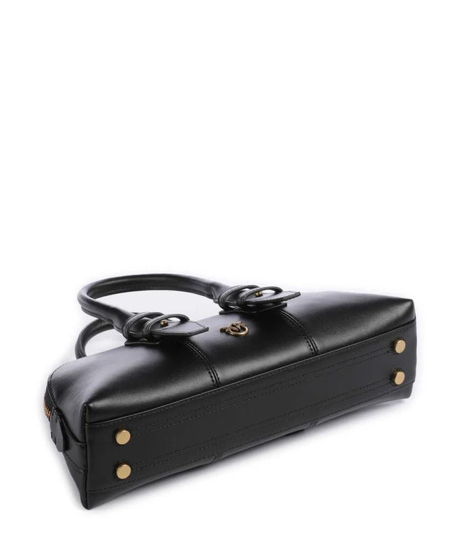 Pinko Bowling Escape 105334 A0QO Borsa Nero Oro Pelle