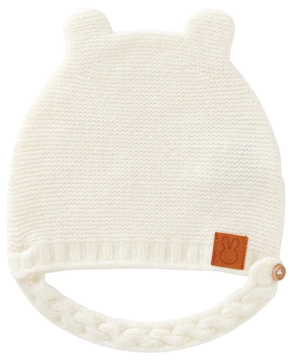 Benetton Berretto Maglia Neonato Unisex con Orecchiette
