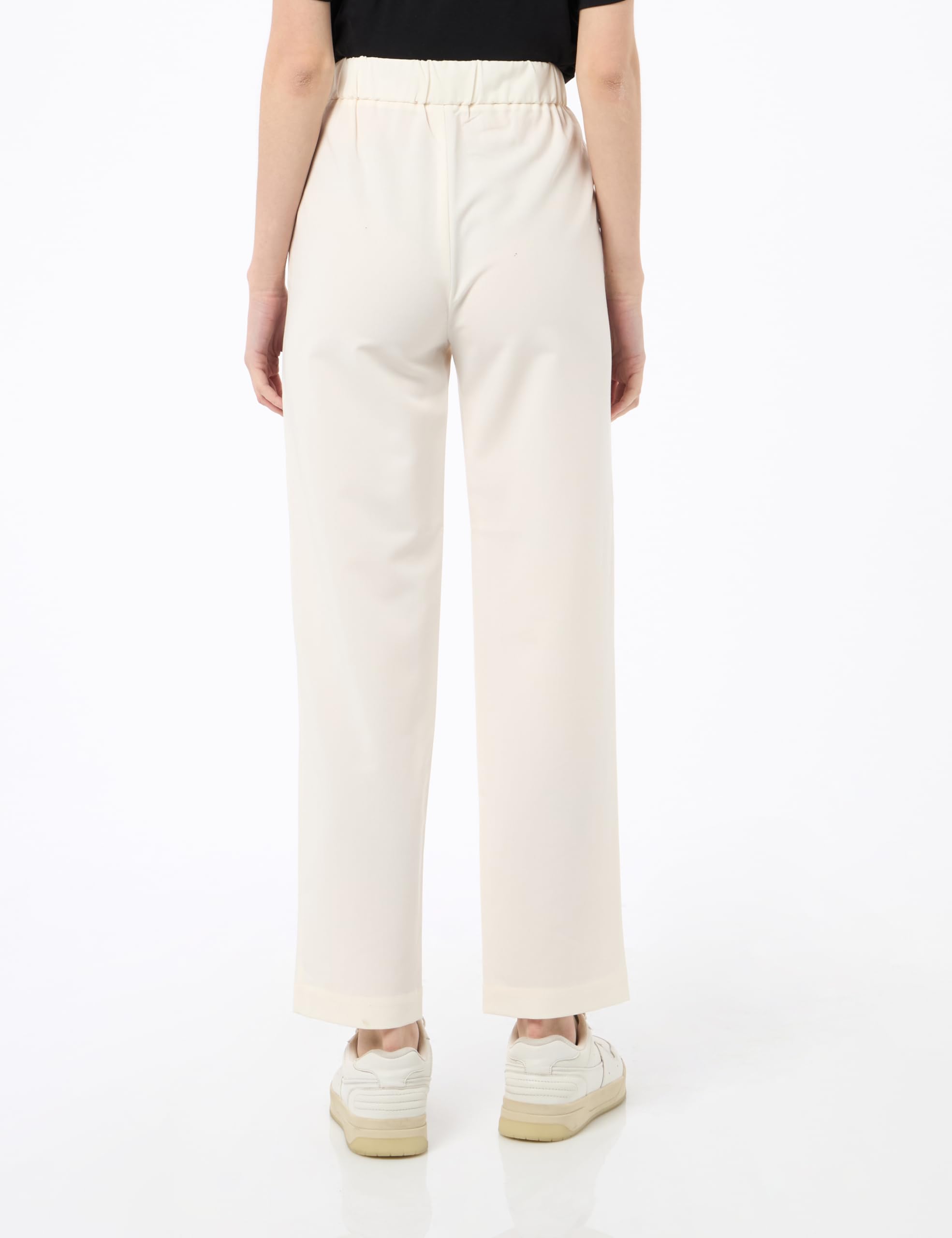 Benetton 4oigdf078 Pantaloni Donna Regular Taglia 36 Stretch