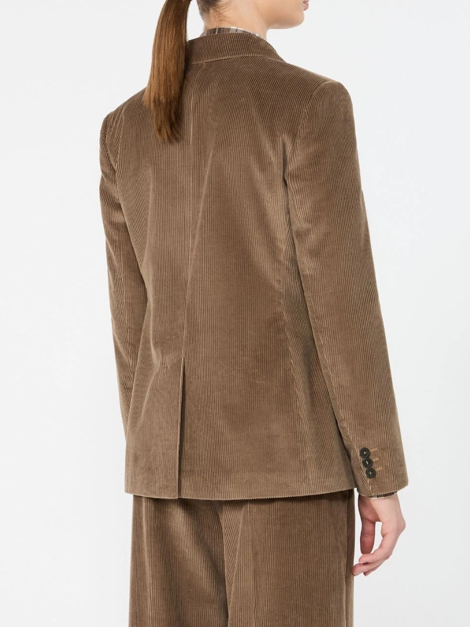 Weekend Max Mara Katanga blazer velluto noce doppiopetto
