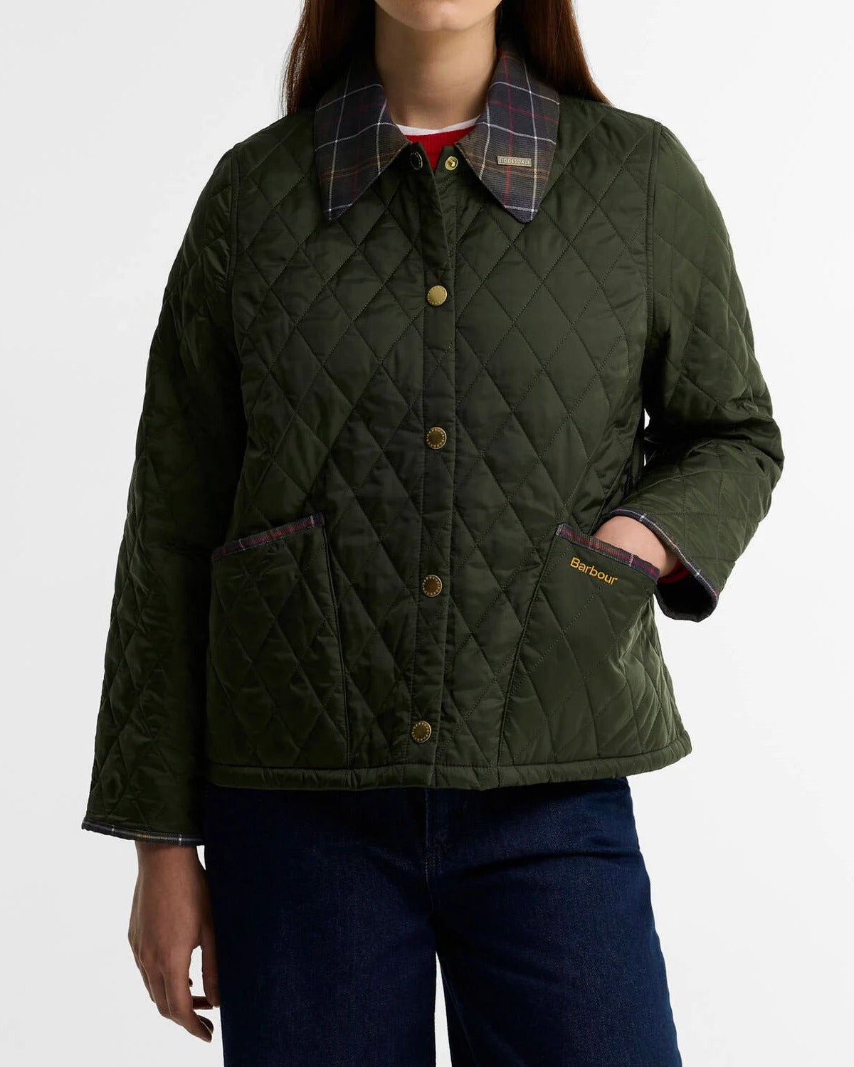 Barbour LQU1934 Liddesdale Giacca Trapuntata Olive Donna