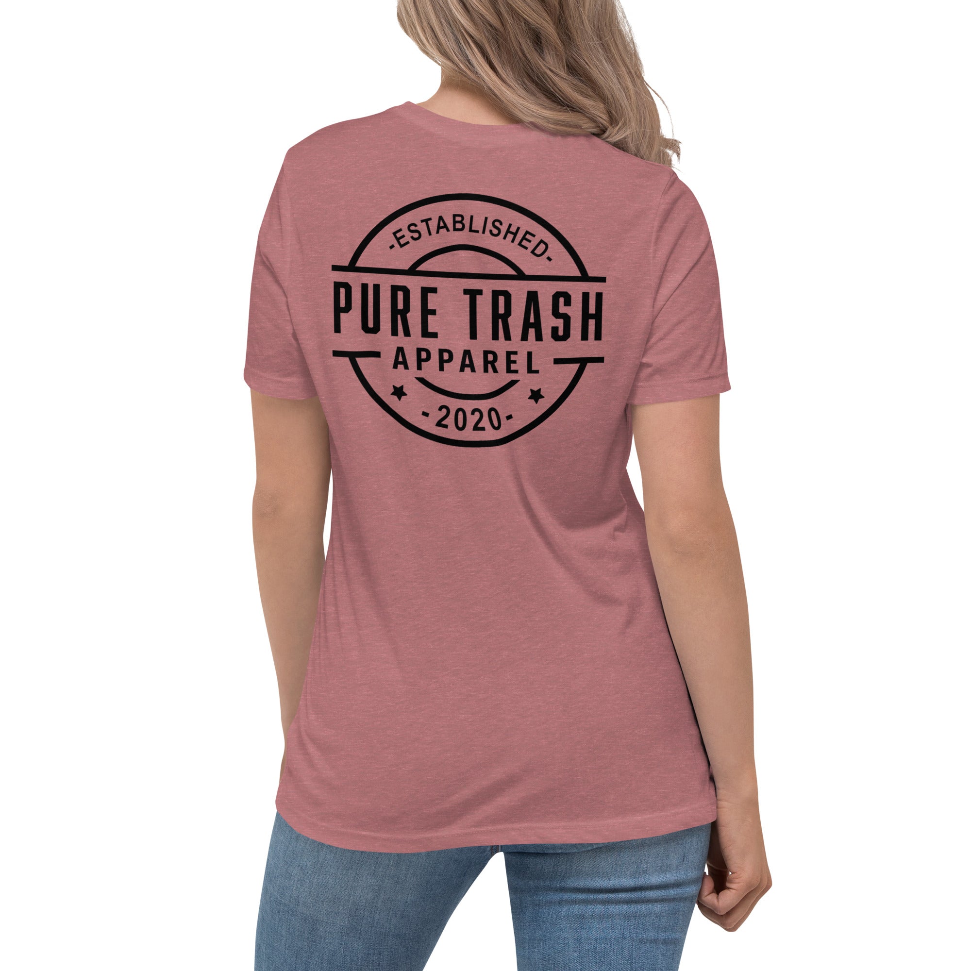Pure Trash Collection Established maglietta donna cotone relaxed