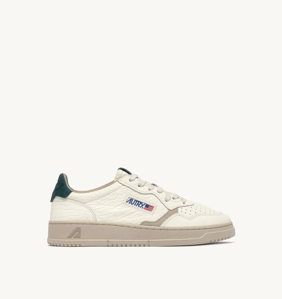 Autry AULM-NE18 Medalist Low sneaker white dark sea uomo