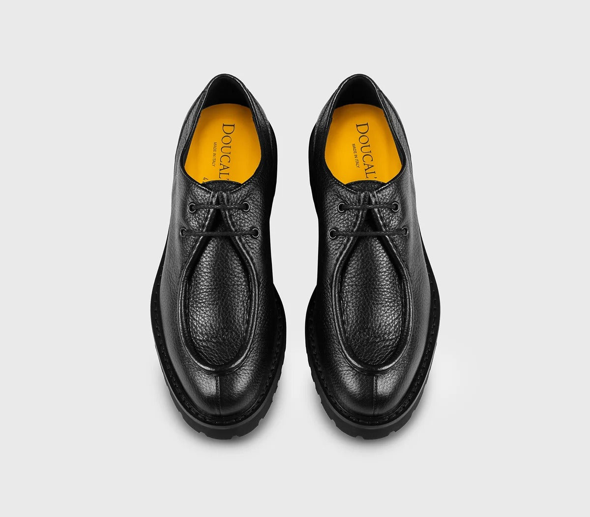 Doucal's DU2737PHILUF054 derby pelle cervo nero uomo