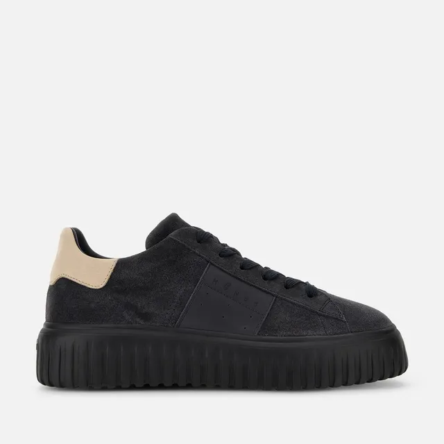 Hogan H-Stripes HXM6450 Sneakers Uomo Blu Suede