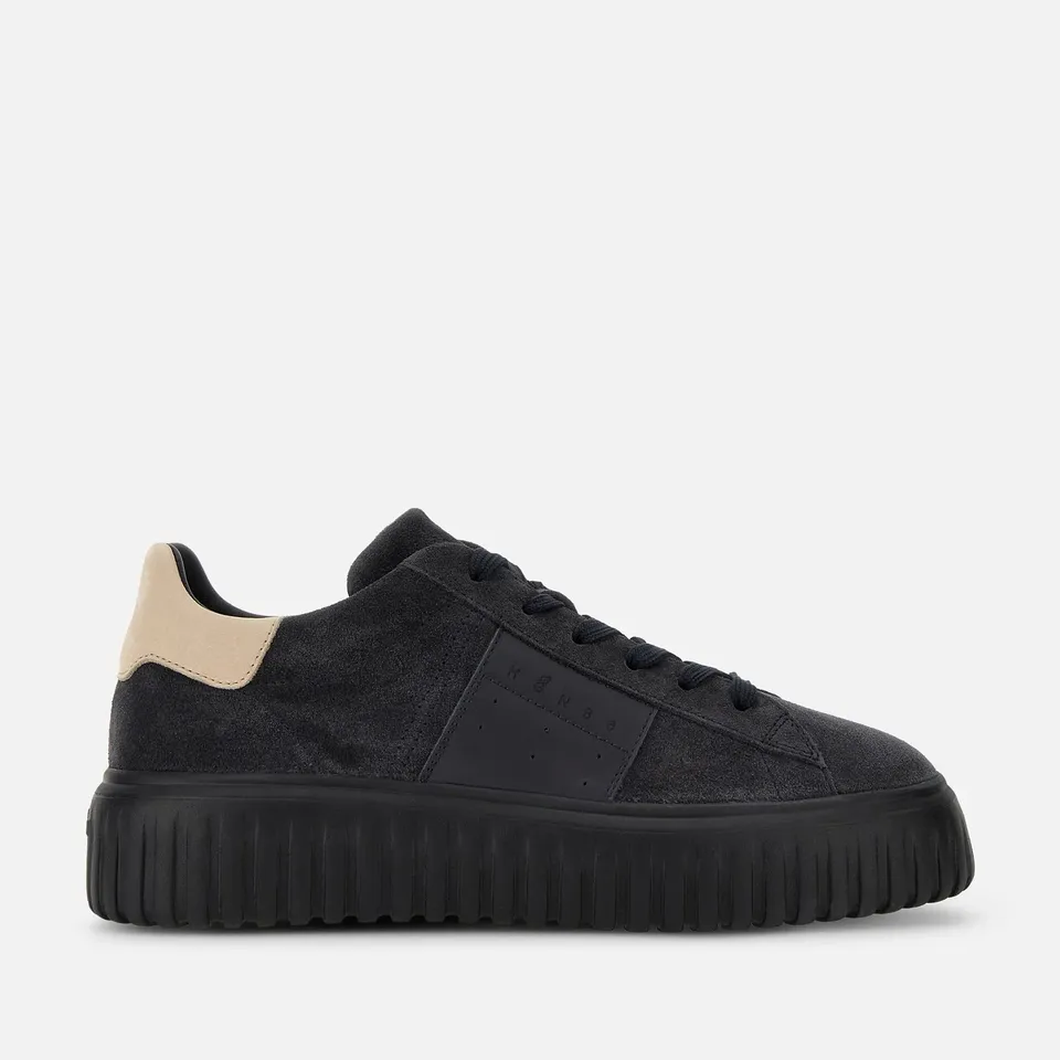Hogan H-Stripes HXM6450 Sneakers Uomo Blu Suede