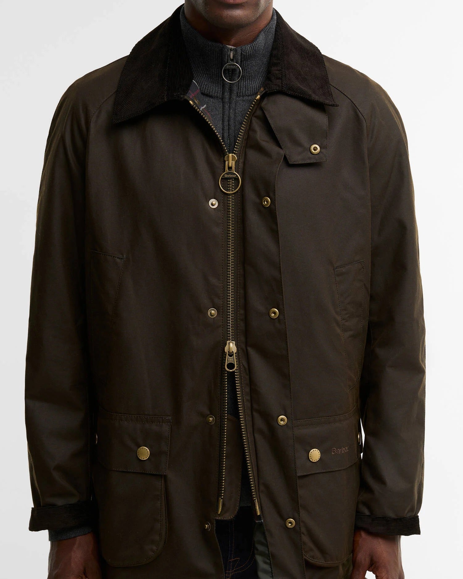 Barbour Ashby Wax MWX0339 giacca uomo olive cerata