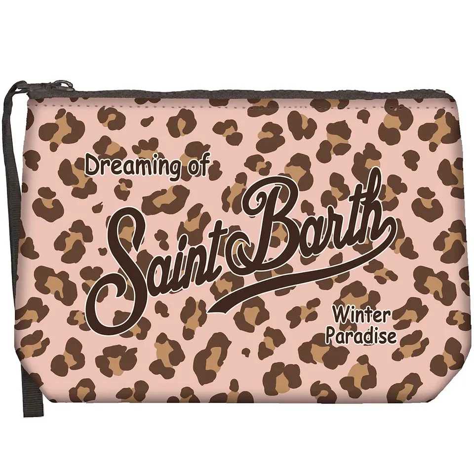 MC2 Saint Barth Aline W pochette rosa leopardo scuba