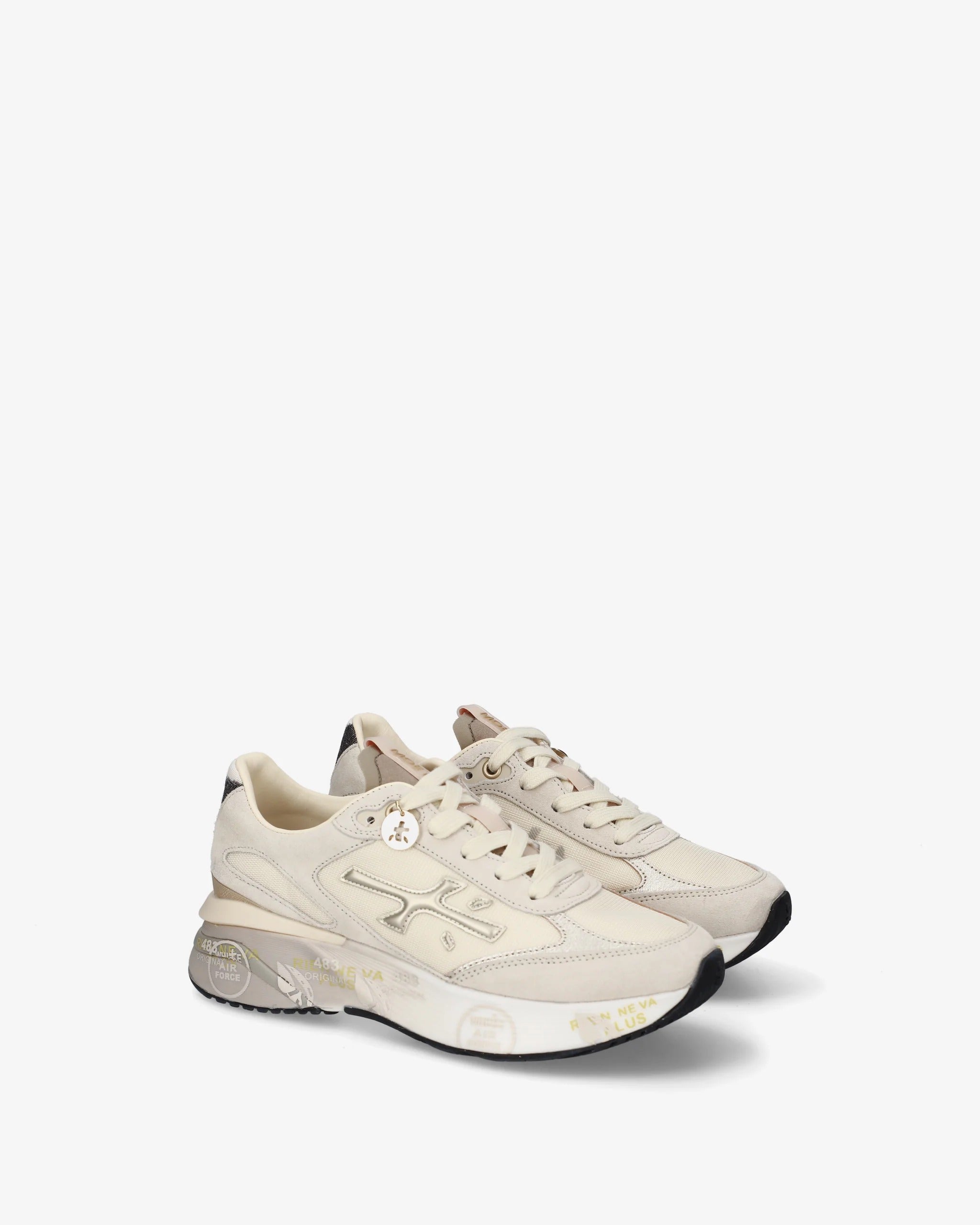 Premiata Moerun D 8080 Sneakers Donna Off White Nylon