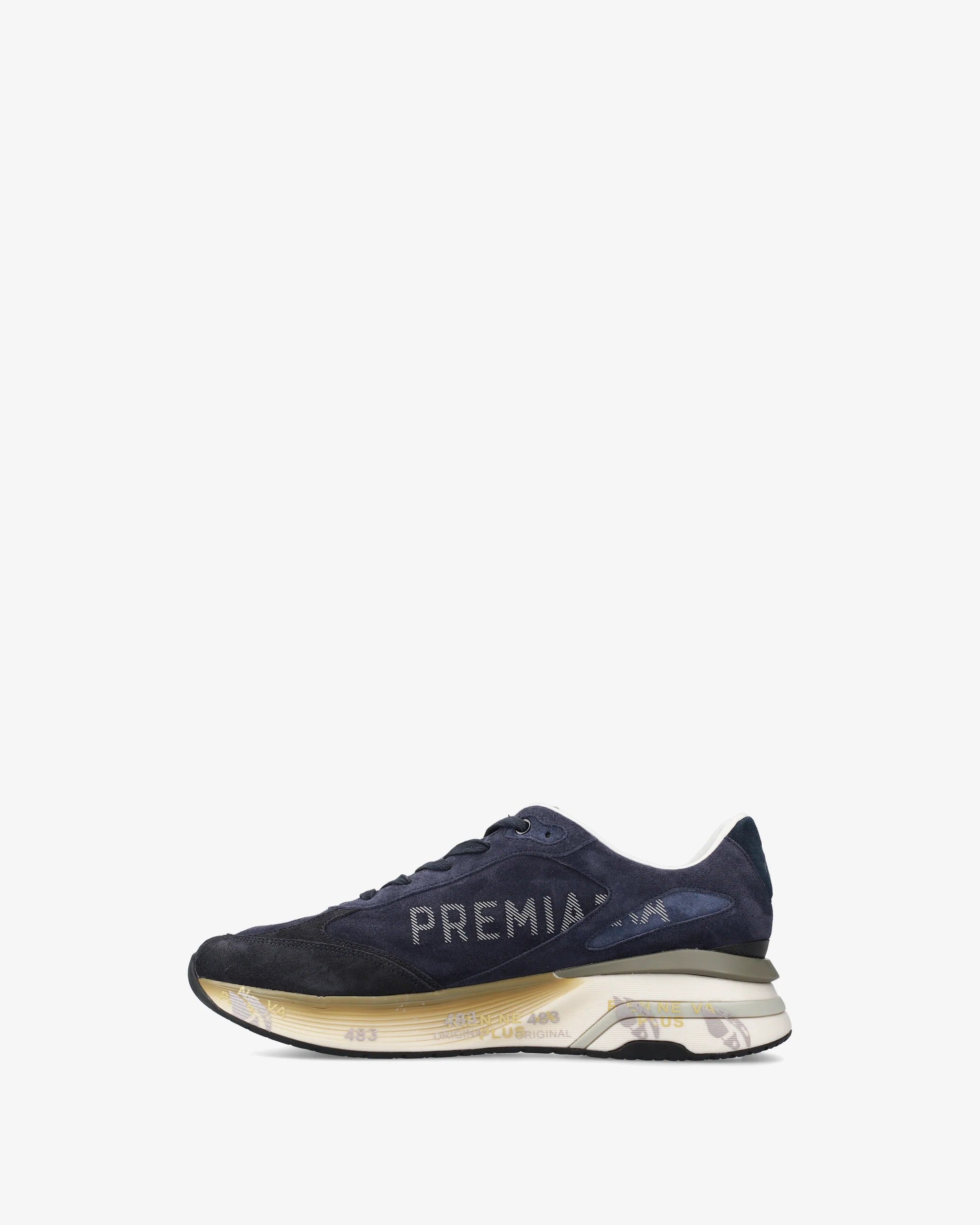 Premiata Moerun 7776 sneaker uomo blu scuro suede