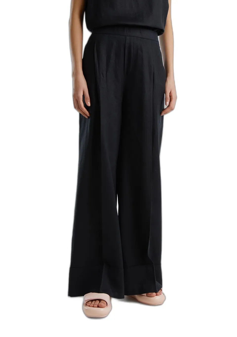 United Colors of Benetton Pantaloni Palazzo Lino Donna M