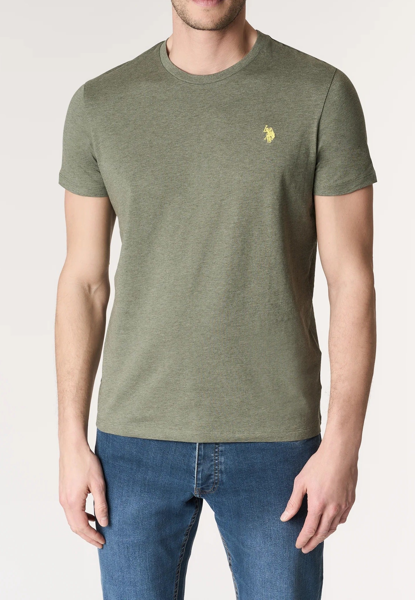 U.S. Polo ASSN. Micky US43154036 t-shirt verde militare cotone
