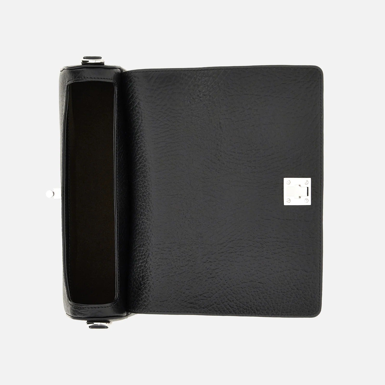 Hogan H-Turn KBW01YI1200VJGB999 Borsa Flap Nera Pelle