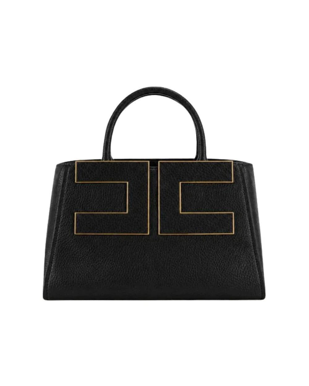 Elisabetta Franchi BS06A66E2 Borsa Tote Nera Ecopelle