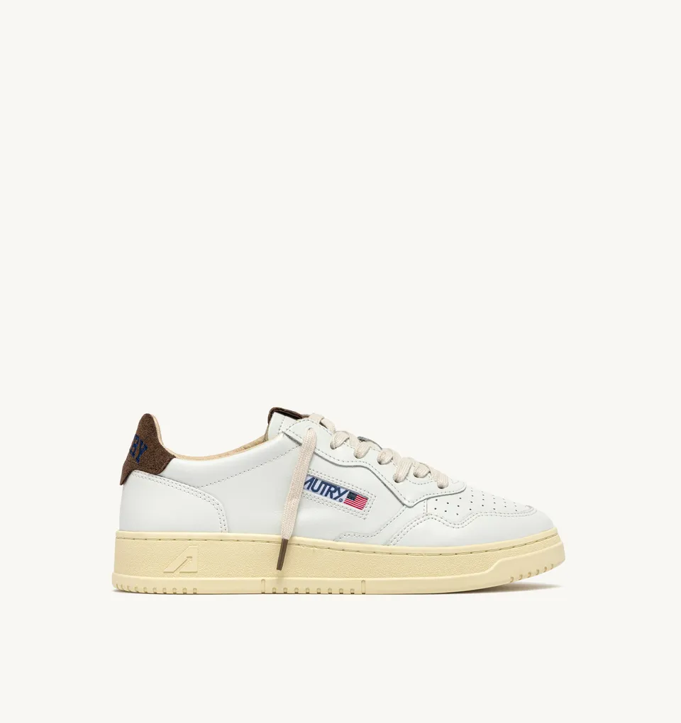 Autry Medalist Low AULM-HJ03 Sneakers Bianco Pelle Uomo