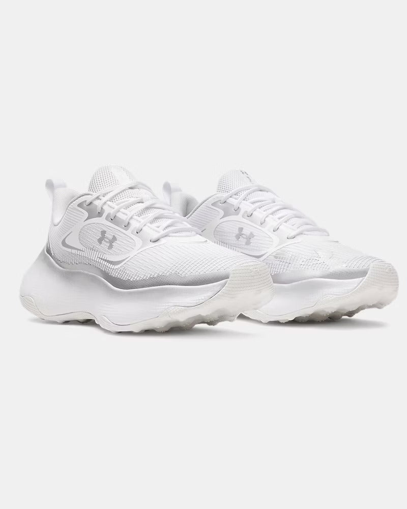 Under Armour Pulse 77-6015037 Sneaker Donna White Distant Gray