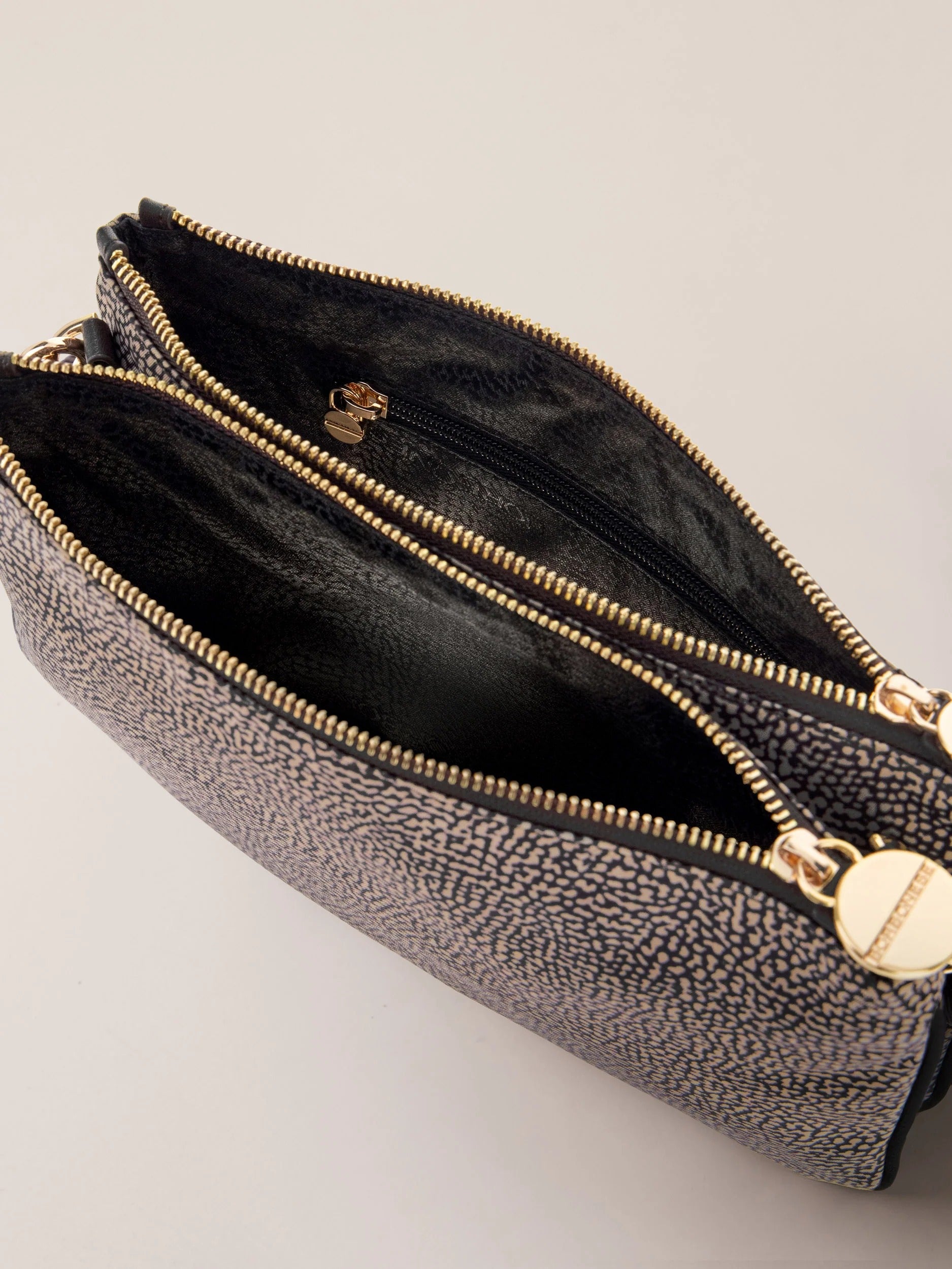 Borbonese Luna Small 934119 I15 borsa tracolla op nero