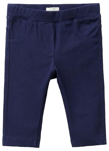 Benetton 4NBBae002 Pantalone Neonato Jersey Blu 56