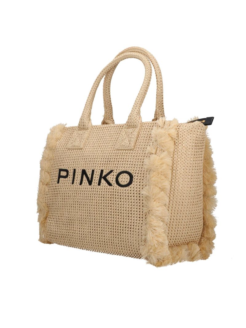 PINKO Beach Raffia 106673 A39Y shopper beige