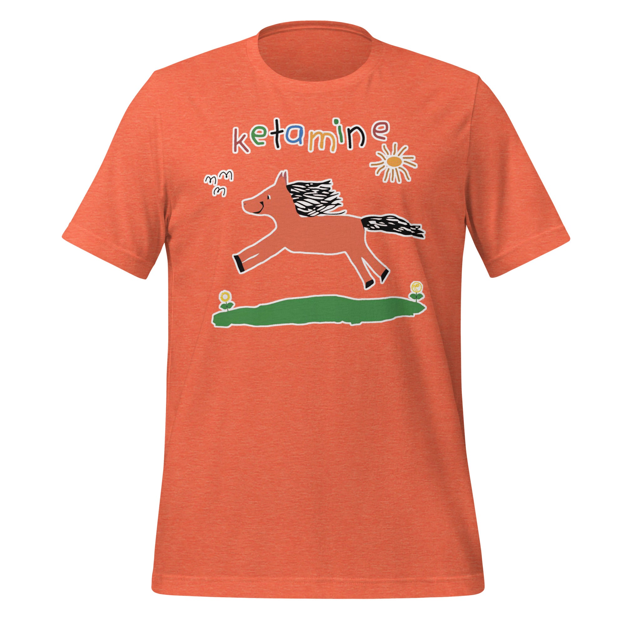 Pure Trash Ketamine t-shirt uomo nera cotone
