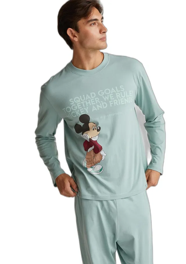 Benetton Pigiama Maglia Uomo Disney maniche lunghe jersey