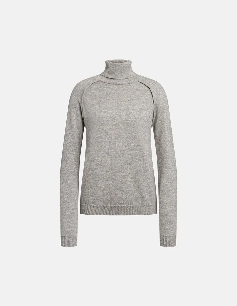 Dondup dolcevita maglia donna grigio lana cashmere