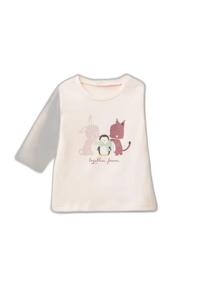 Benetton T-Shirt M/L Maglietta Neonato Jersey Caldo