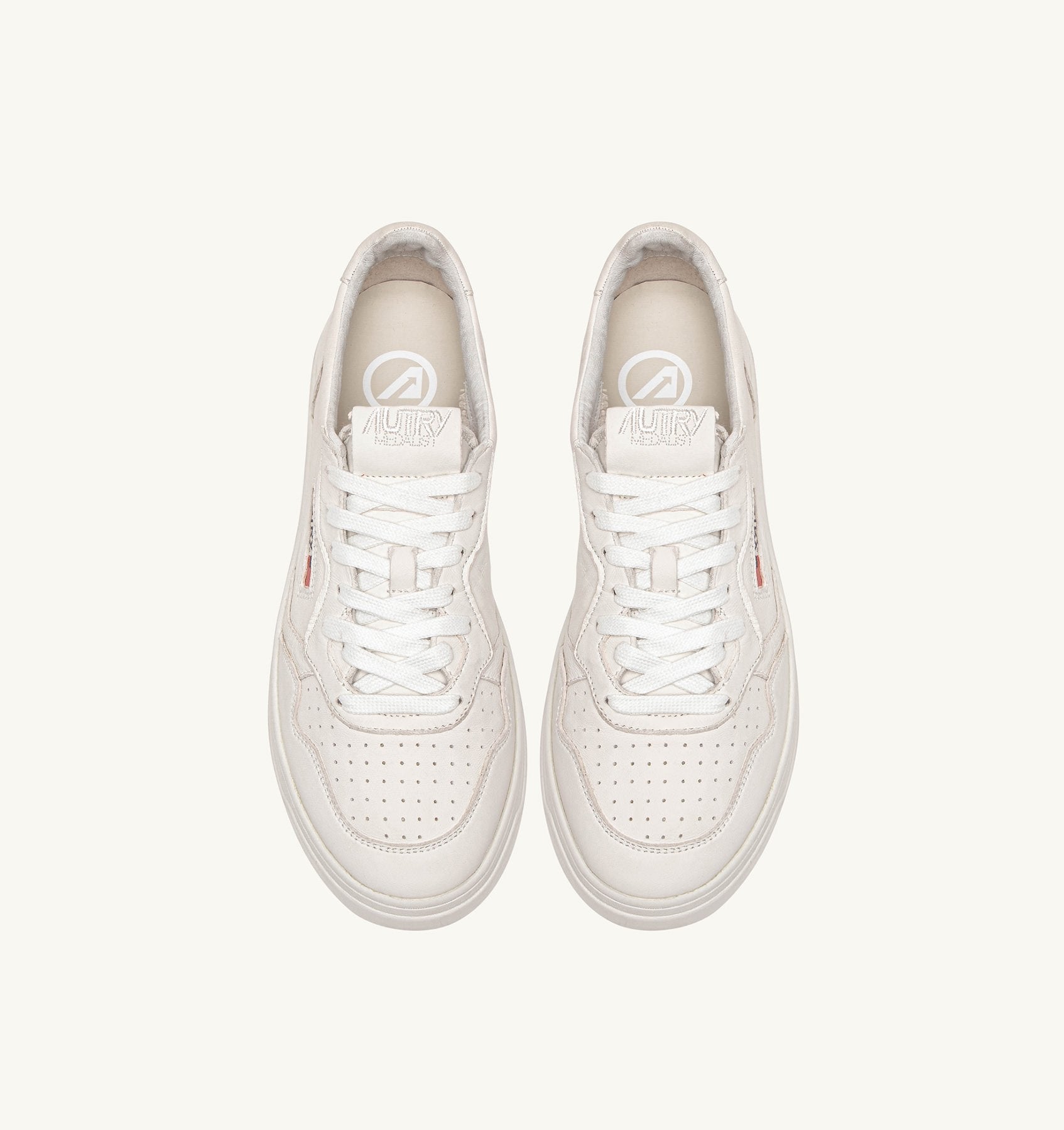 Autry AULM-SG10 Sneaker Medalist Low Bianco Ottico Uomo
