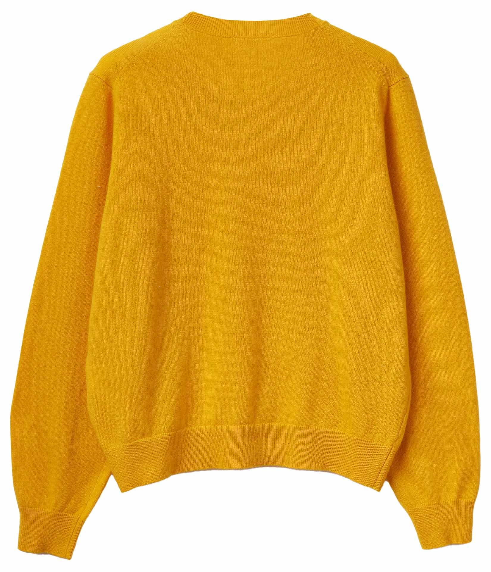 Benetton Maglione Donna Giallo Lana Taglia M