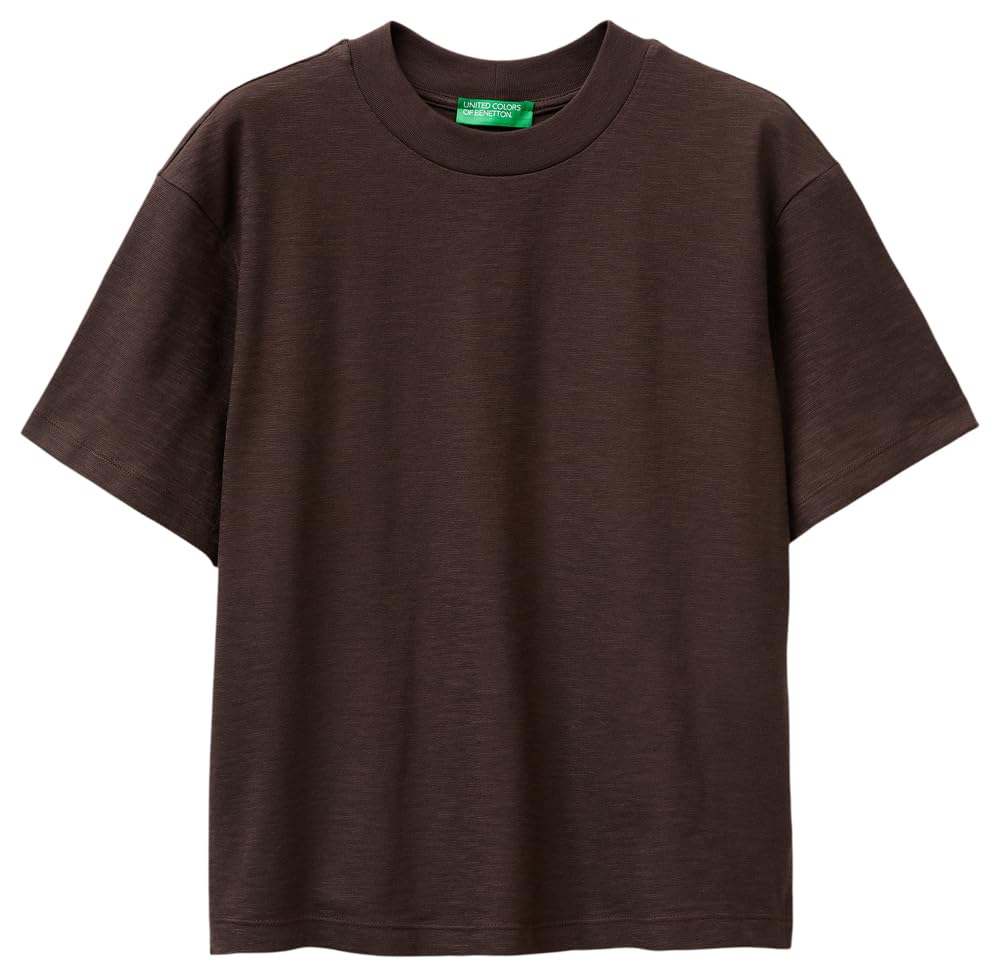Benetton T-shirt e Polo T-shirt donna viola comfort