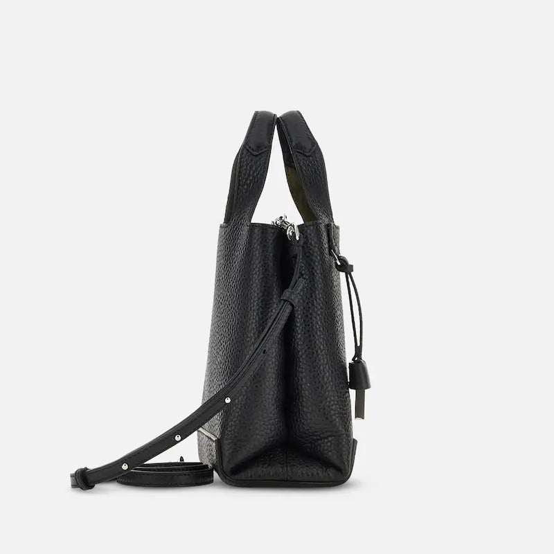 Hogan Shopping Mini KBW01RA0100TH borsa donna nero pelle