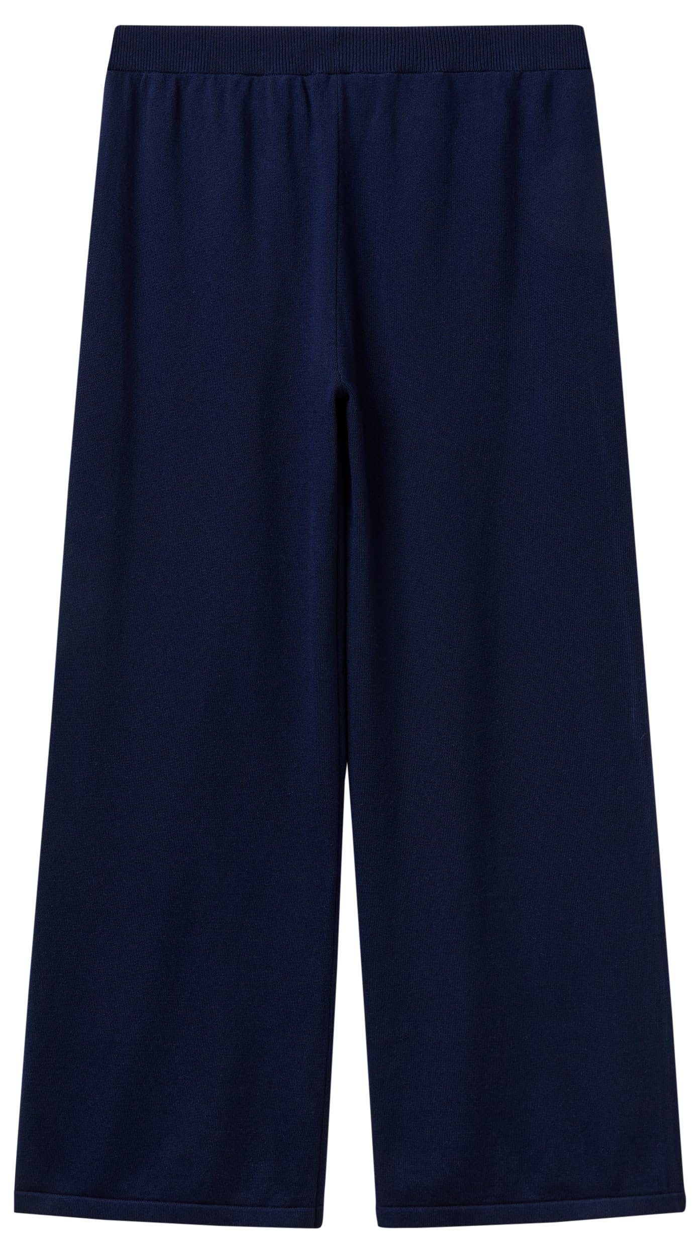 Benetton 1294DF00V Pantalone Donna Gamba Larga Elastico