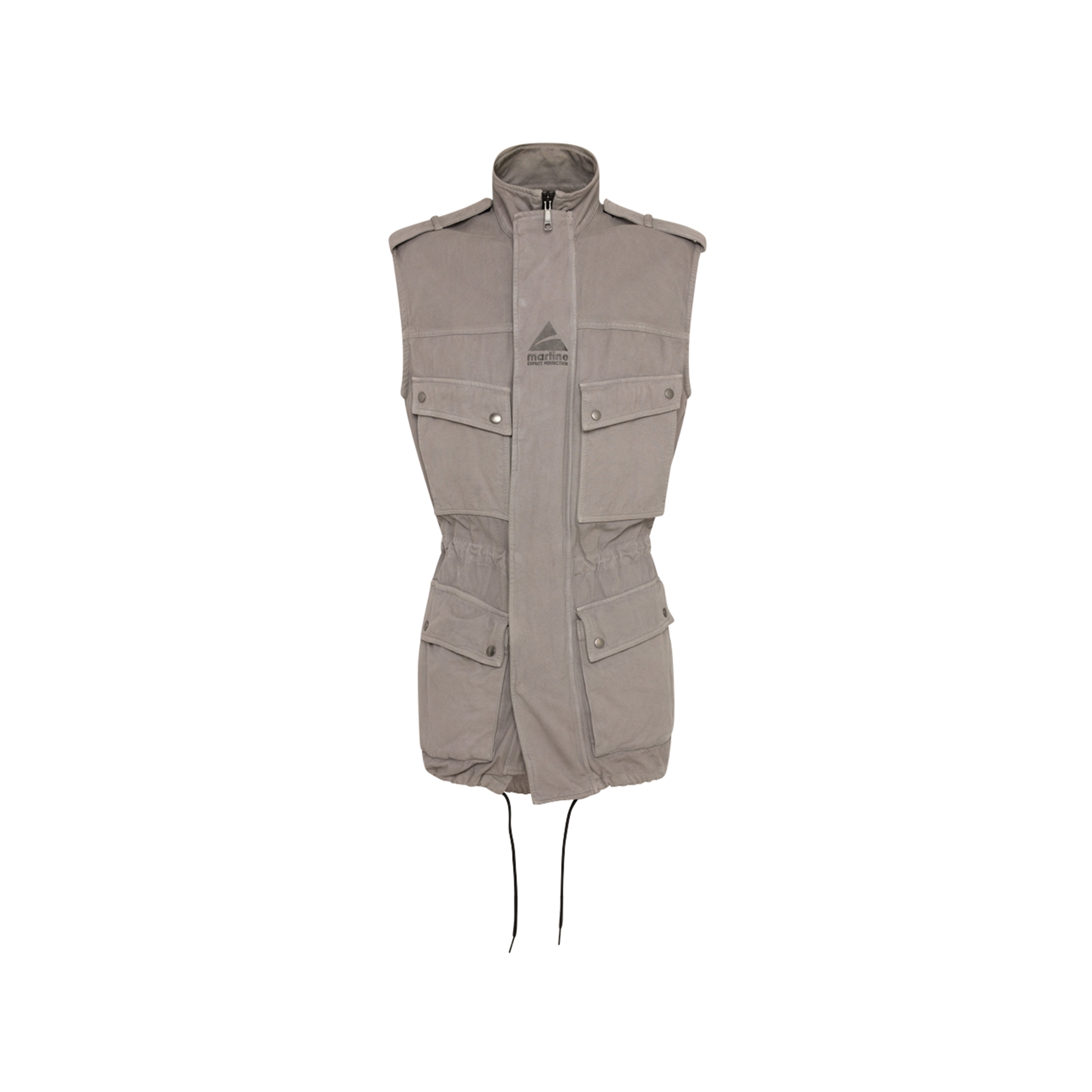 Martine Rose Field Gilet smanicato grigio cotone