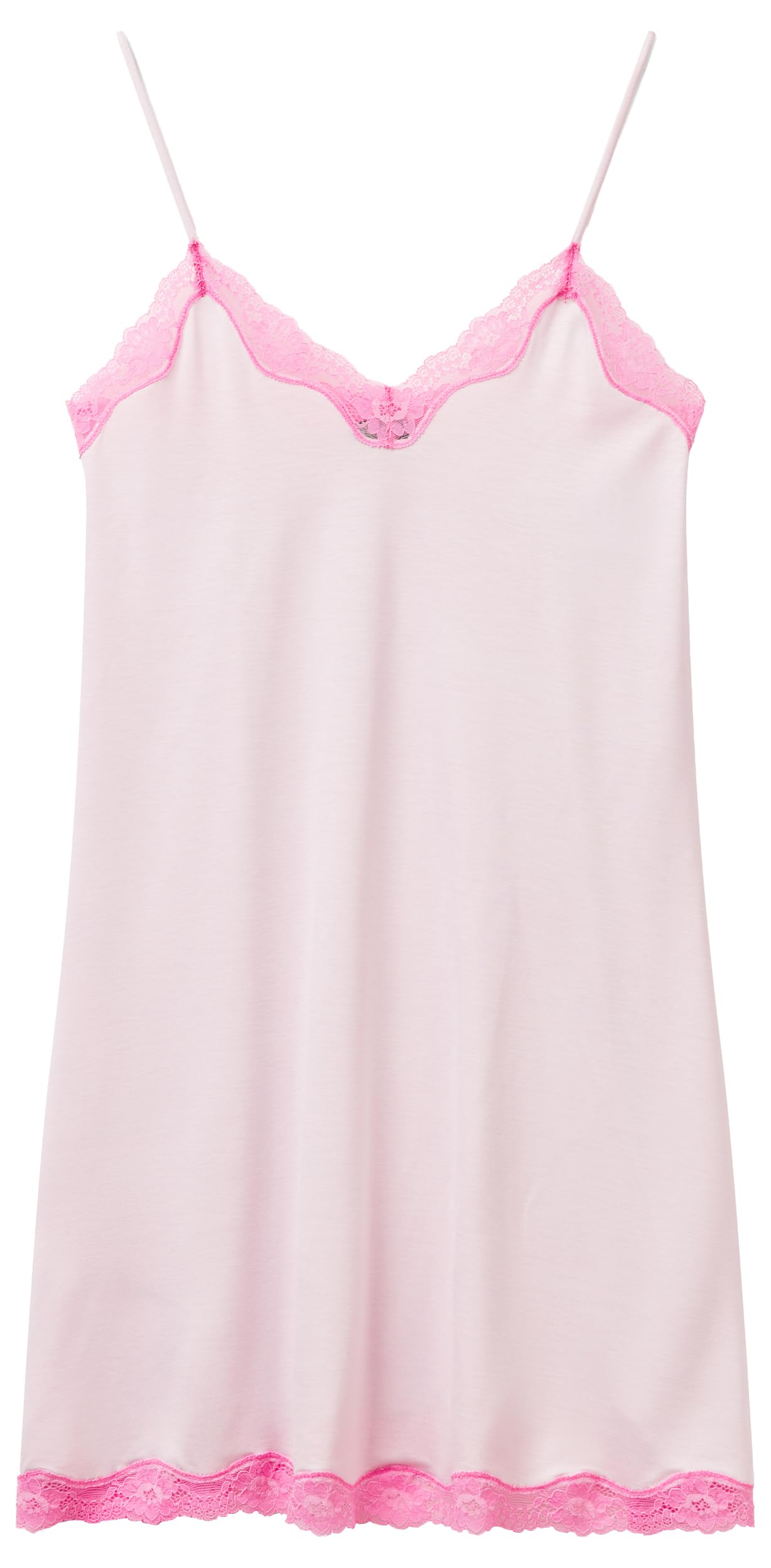Benetton Sottoveste Donna S Rosa 3Z123V00I in Viscosa