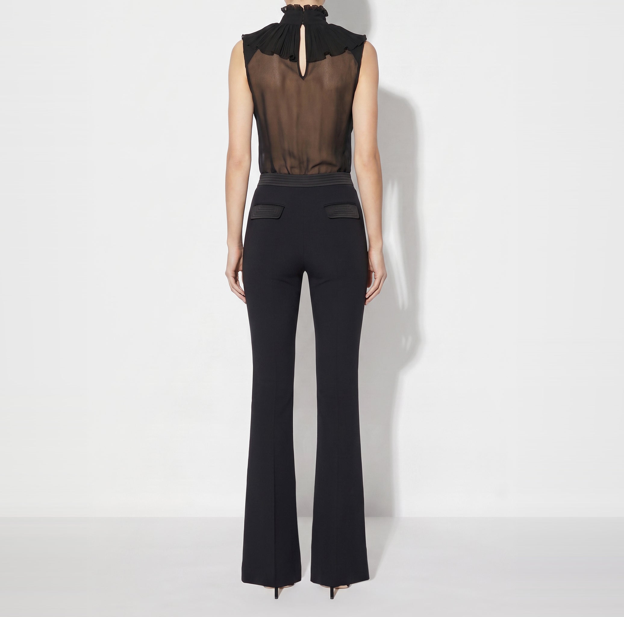 Elisabetta Franchi CB01067E2 Camicia Body Nero