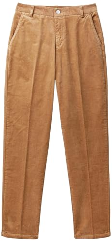 Benetton 4MIQDF07W pantalone donna blu gamba dritta