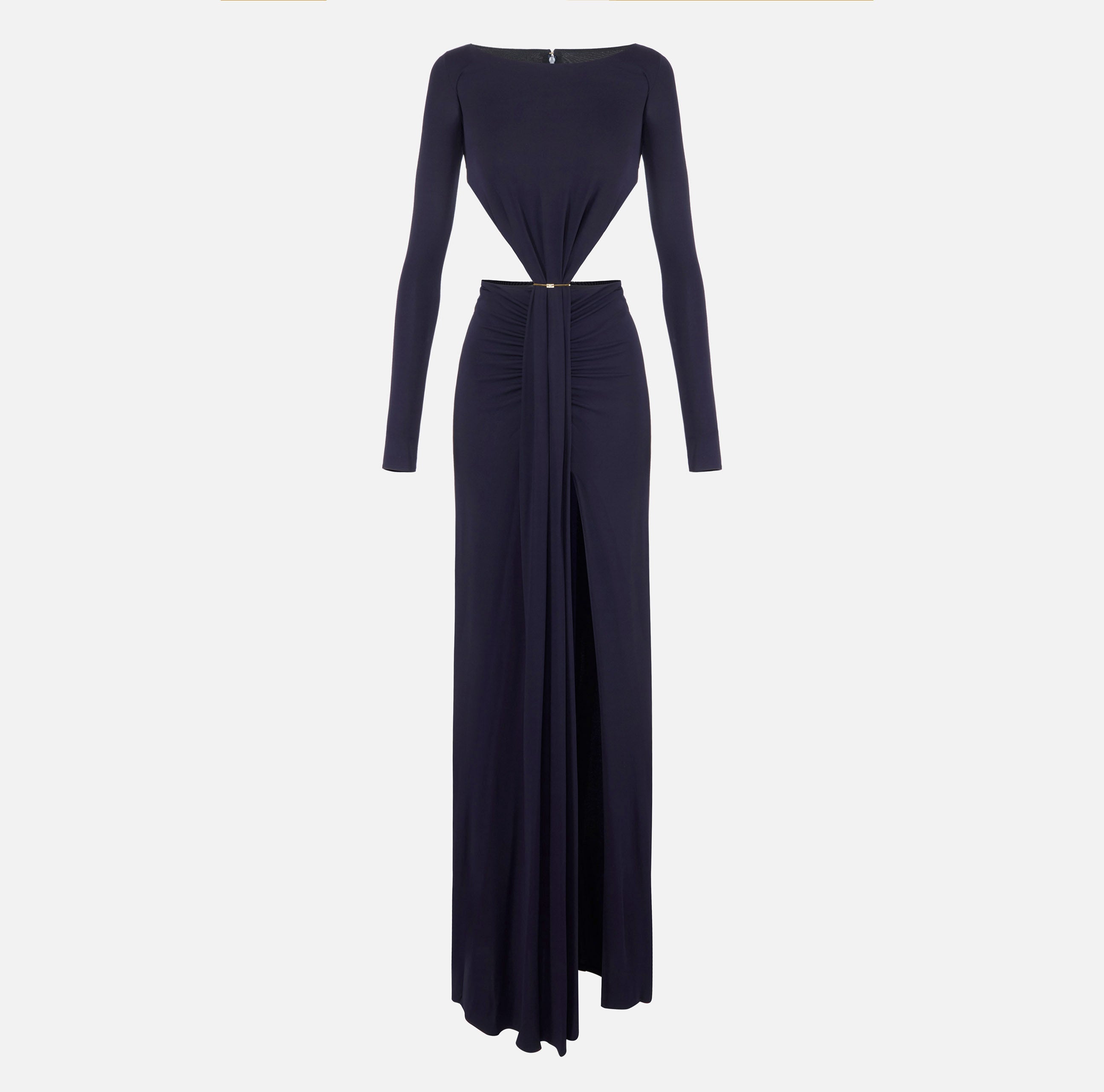 Elisabetta Franchi ABR3467E2 Abito Blu Notte Cut-Out